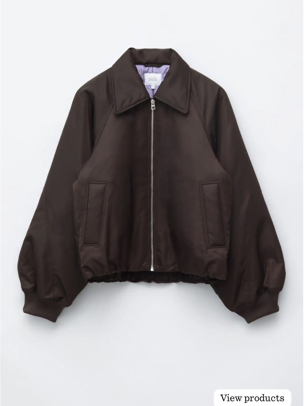 & Other Stories Collared Bomber Jacket - Picture 3 of 3